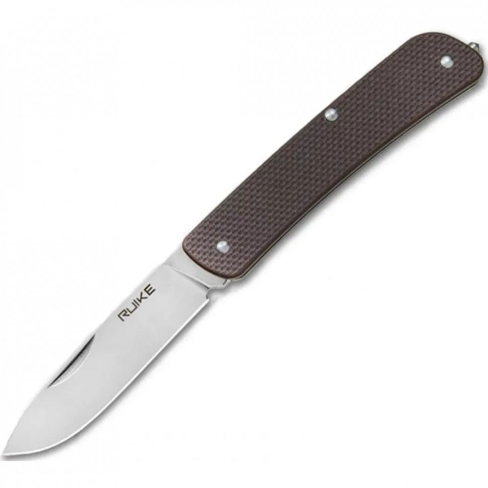 5001036.970 Багатофункціональний ніж Ruike Criterion L11, (8.5 см) 12C27 / G10 коричневий, 3 інстр. - Зображення 1