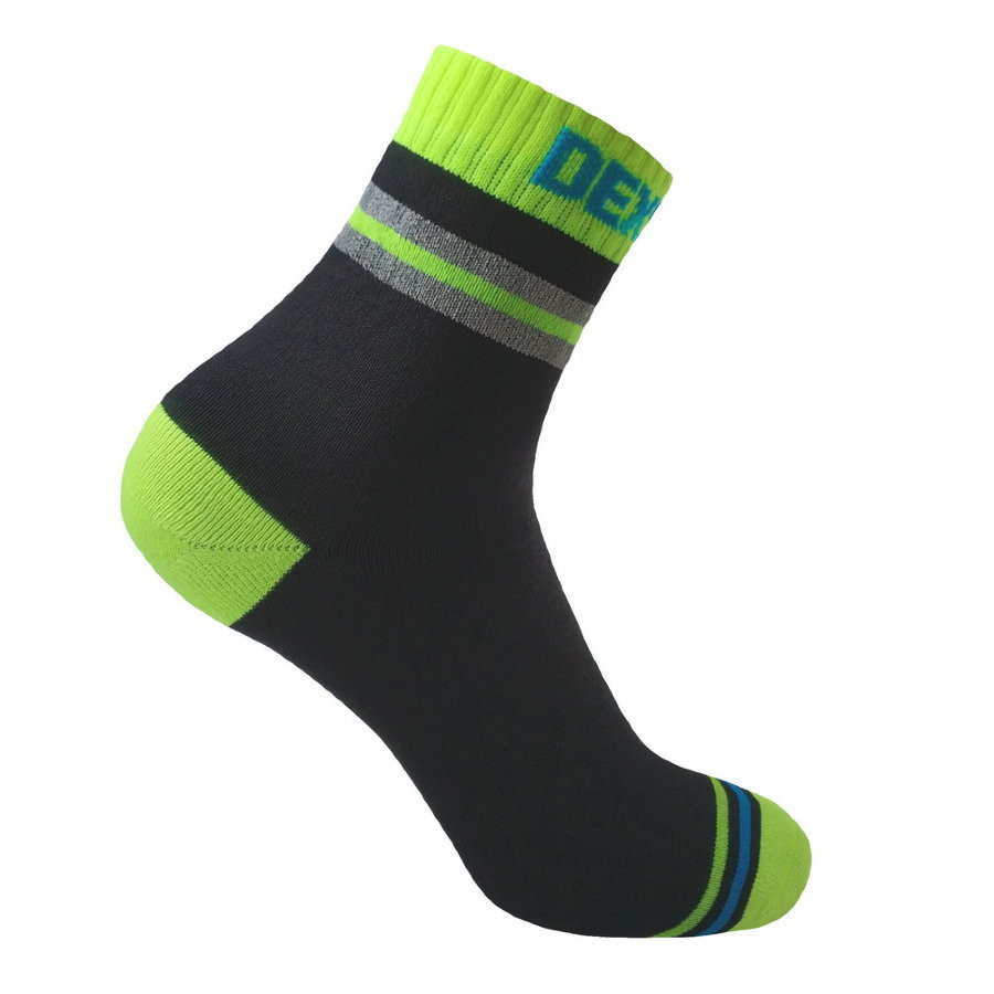 5004433.970 Шкарпетки водонепроникні Dexshell Pro visibility Cycling, р-р S (36-38), з зеленою смугою - Зображення 1