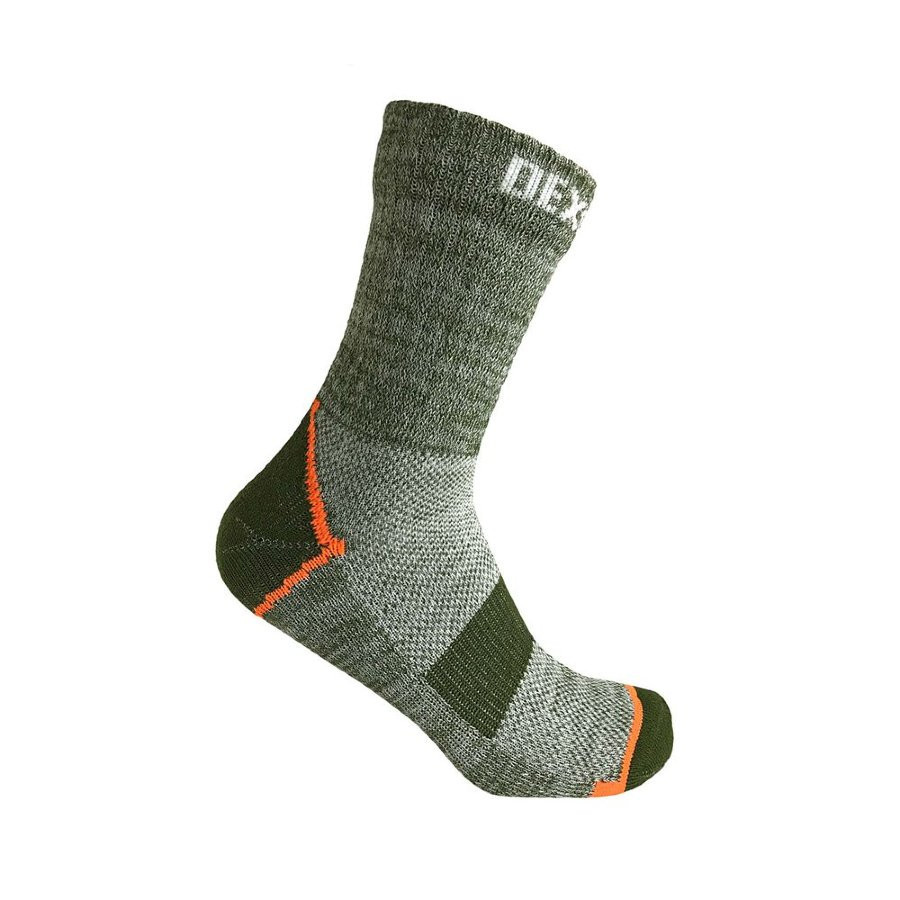 5004583.970 Шкарпетки водонепроникні Dexshell Terrian Walking Ankle, p-p S, зелені - Зображення 1