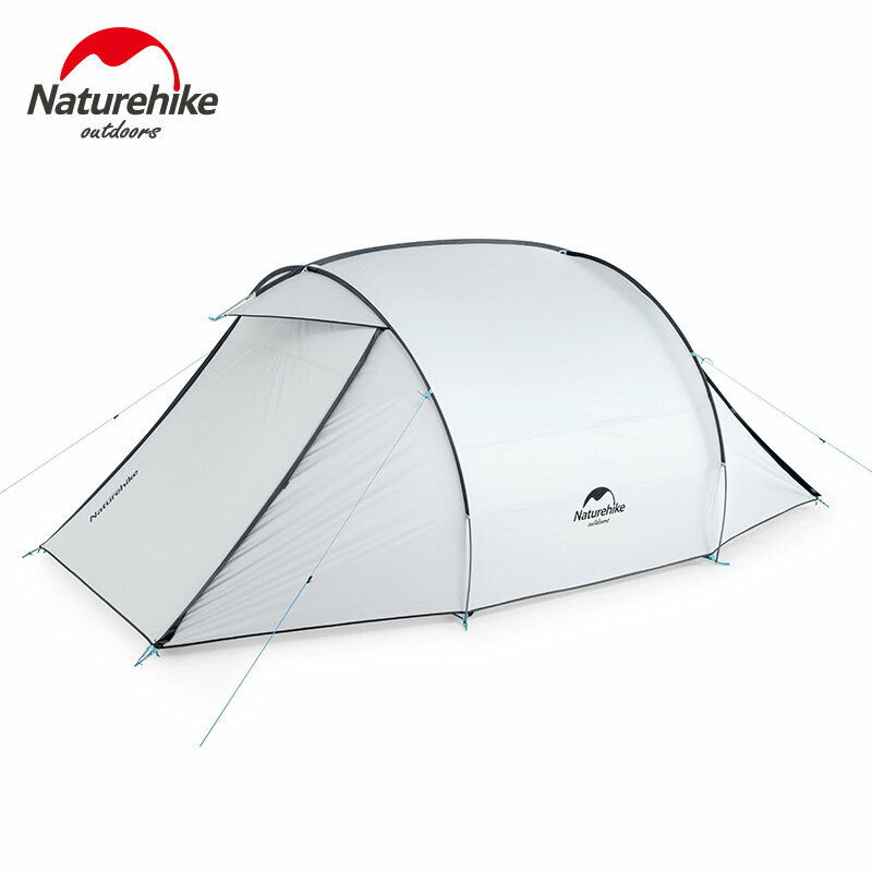 560.970 Намет тримісний Naturehike Cloud Fun NH19ZP006, 210T/Silver Coated, білий - Зображення 1