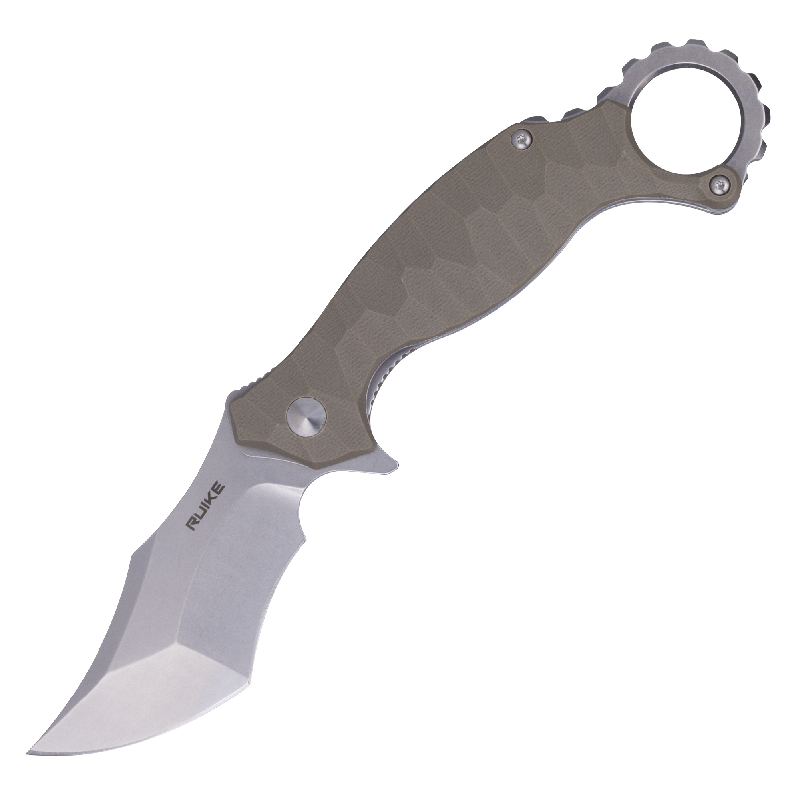 67334 Ніж складаний кишеньковий Ruike P881-W, (7.6 см) 14C28N / G10 бежевий - Зображення 1
