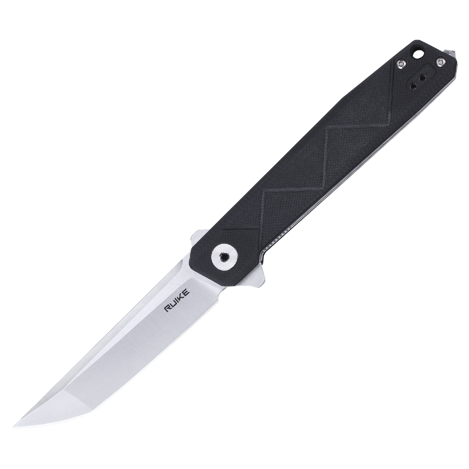67340 Ніж складаний туристичний Ruike P127-B, (9.1 см) 14C28N / G10 + steel 420 чорний - Зображення 1