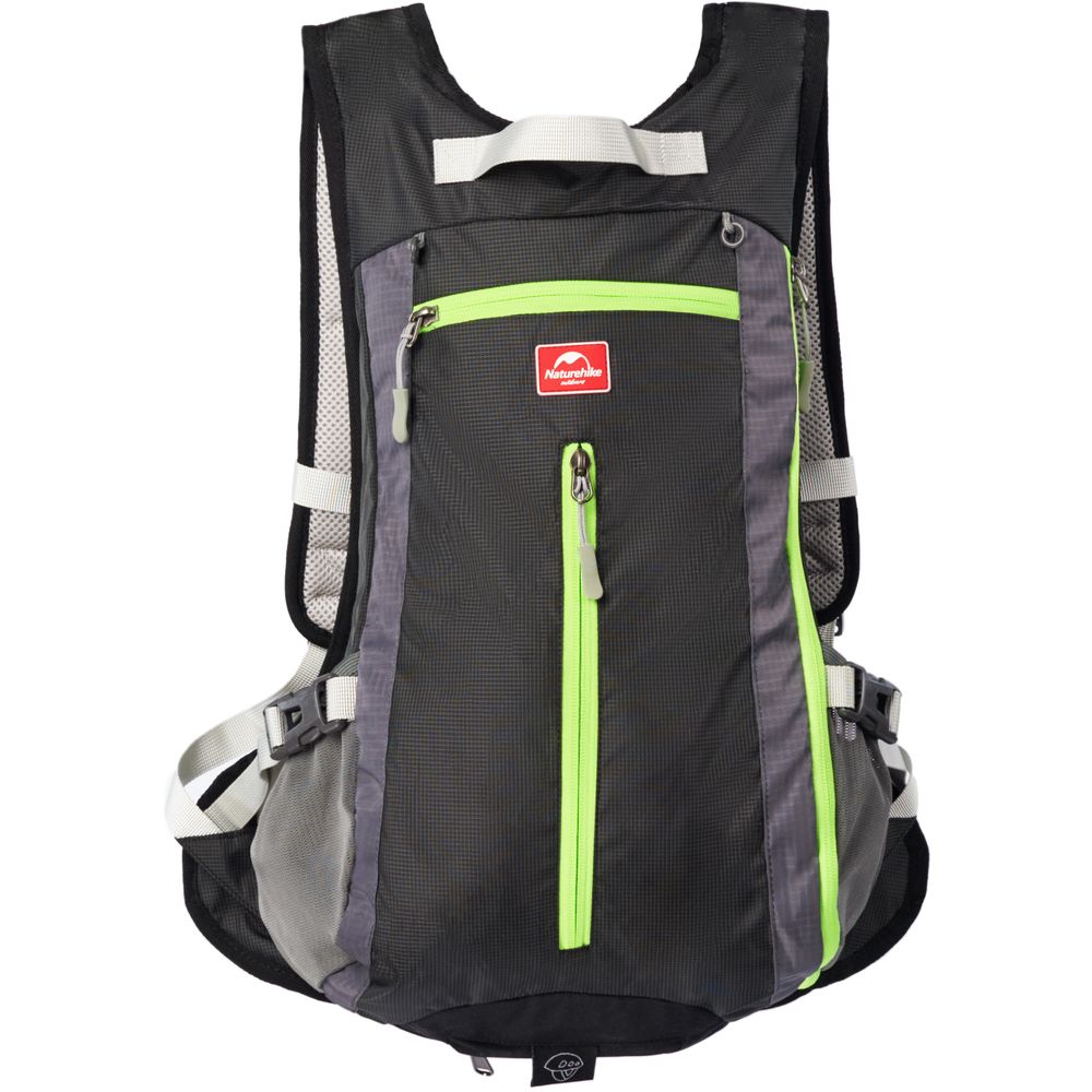 6927595708002-01 Рюкзак велосипедний Naturehike Riding NH15C001-B, 15 л, чорний - Зображення 1