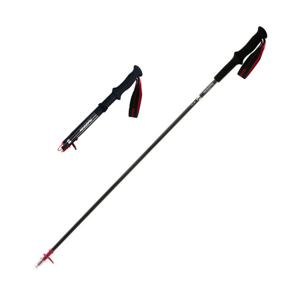 6927595748503 Трекінгова палиця Naturehike ST07 NH18D010-Z, 115-135 см, бордова - Зображення 1