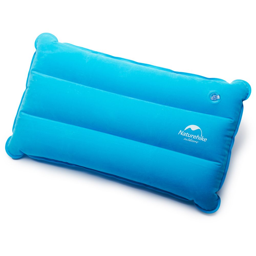 6927595760918-1 Подушка надувна Naturehike Square Inflatable NH18F018-Z, блакитний - Зображення 1