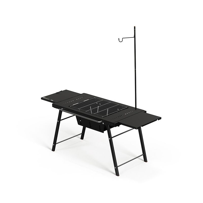 800-1_result Стіл для барбекю сталевий Naturehike CNK2300CW014, чорний - Зображення 1