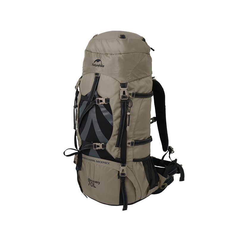 800-1_result Рюкзак туристичний Naturehike NH70B070-B, 70 л + 5 л, світло-коричневий - Зображення 1