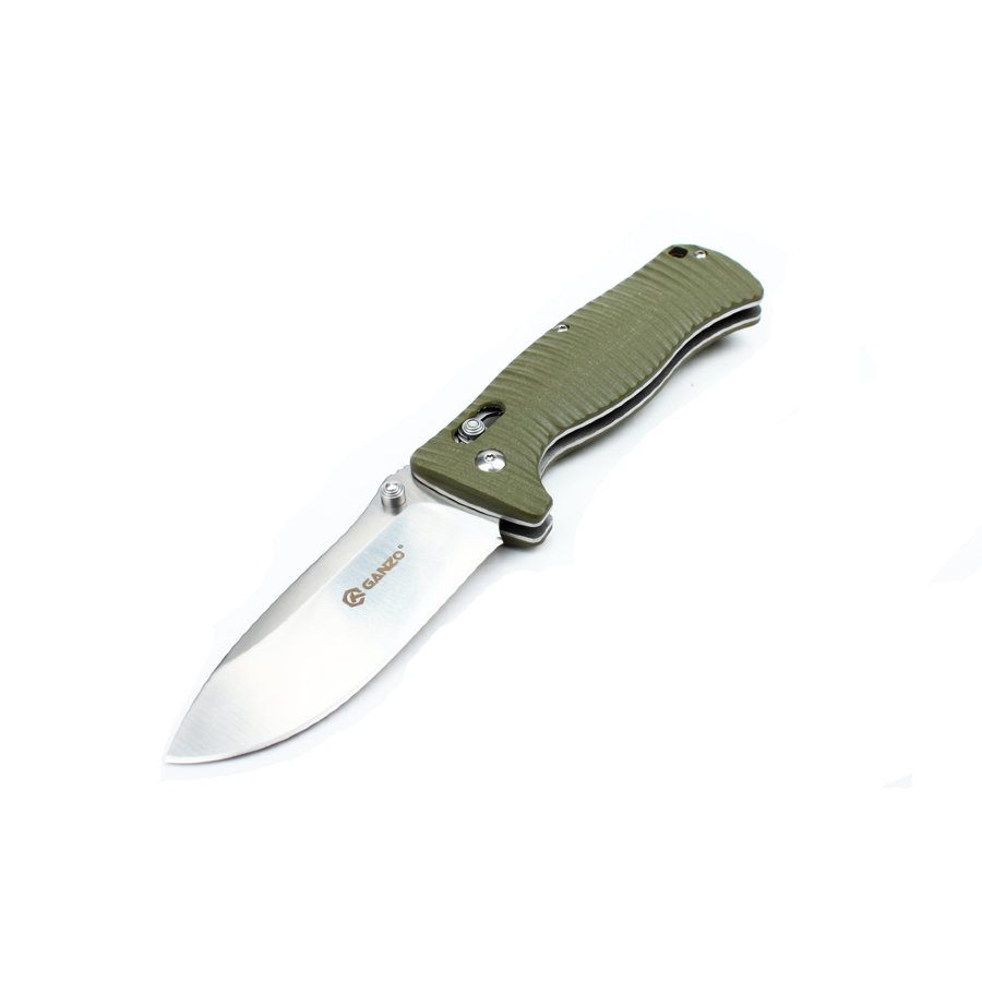 8278.900x0 Ніж складаний туристичний Ganzo G720 (9 см) 440C / G10 зелений - Зображення 1
