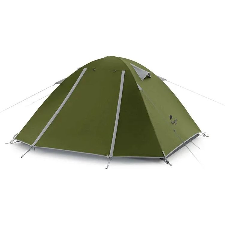 9006199.970 Намет чотиримісний Naturehike P-Series NH18Z044-P, 210T65D, хакі - Зображення 1
