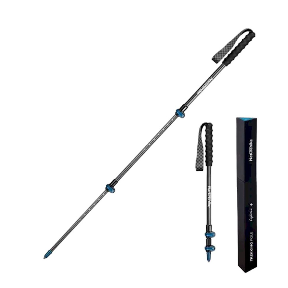 9011565.970 Трекінгова палиця Naturehike ST10 NH19S010-T, 130 см, блакитний - Зображення 1