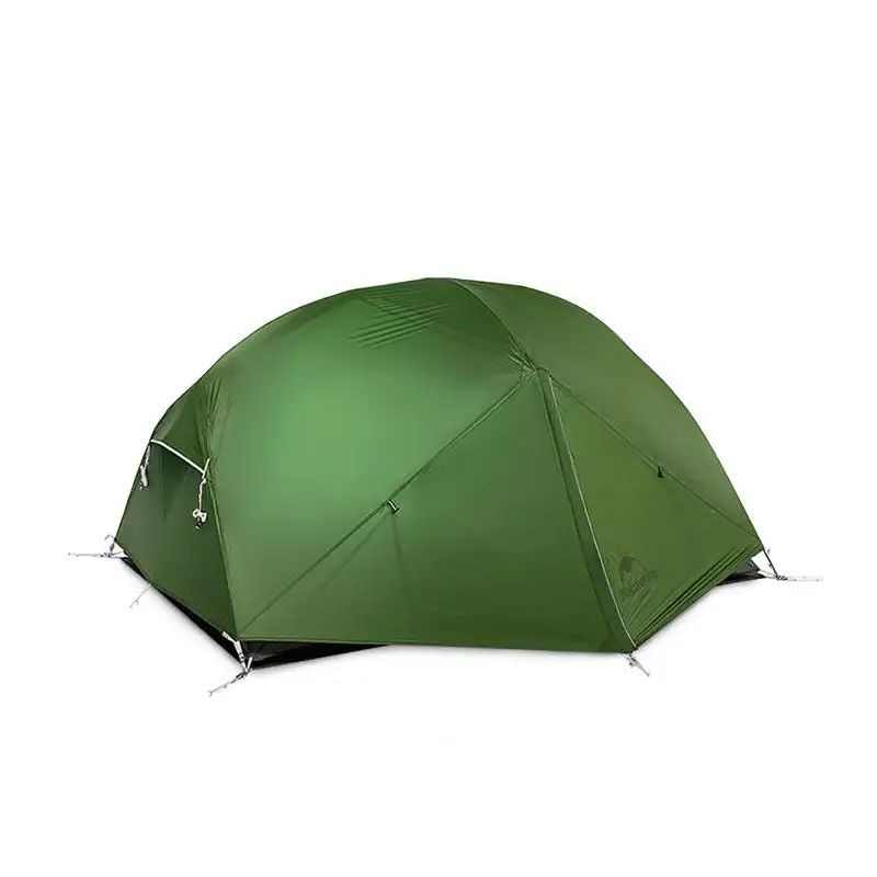 9014201.970 Намет надлегкий двомісний з футпринтом Naturehike Mongar NH17T007-M, 210T, темно-зелений - Зображення 1