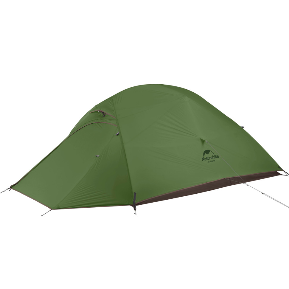 9014209.970 Намет надлегкий одномісний з футпринтом Naturehike Cloud Up 1 Updated NH18T010-T, 20D, темно-зелений - Зображення 1