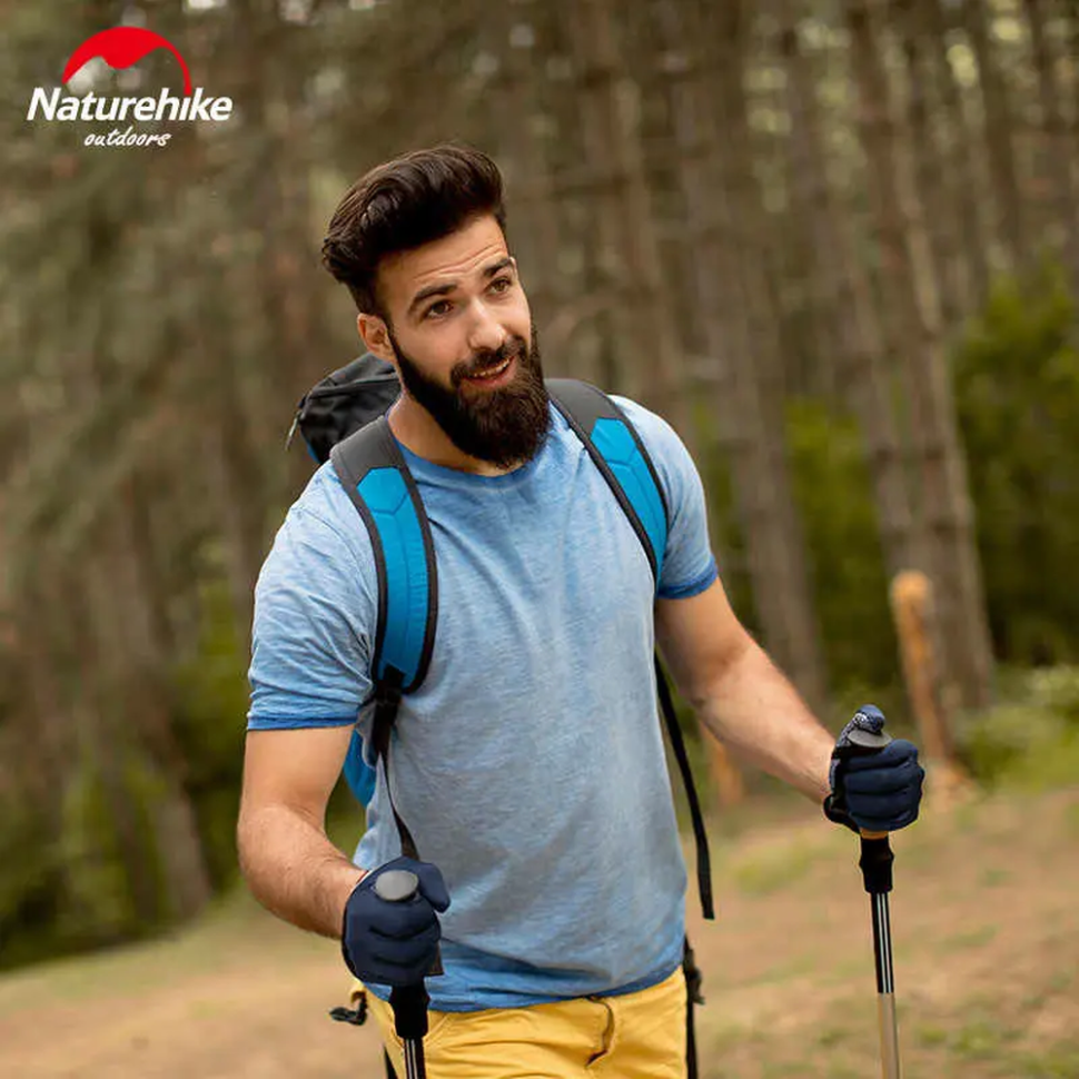 9017521.970 Рукавичкі нековзкі трикотажні Naturehike NH21FS035, розмір L, помаранчеві - Зображення 1