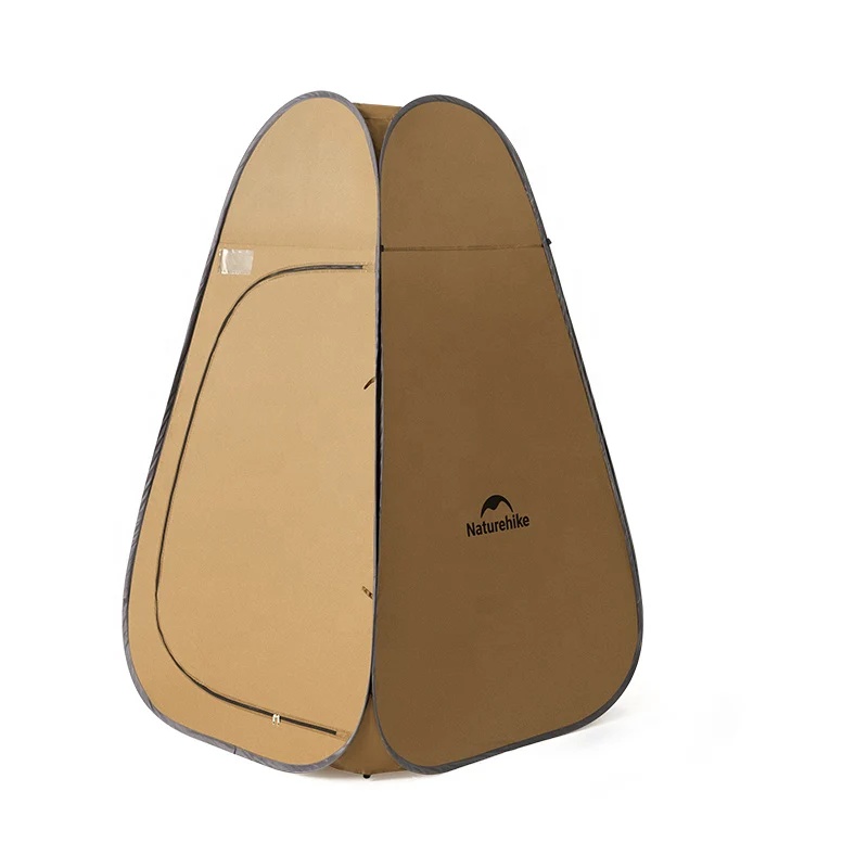 brown_tent_01 Душовий намет розкладний Naturehike NH17Z002-P, коричневий - Зображення 1