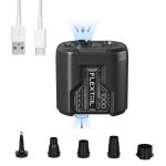 Портативний повітряний насос Flextail Evo Pump 3, 1000 л/хв, чорний