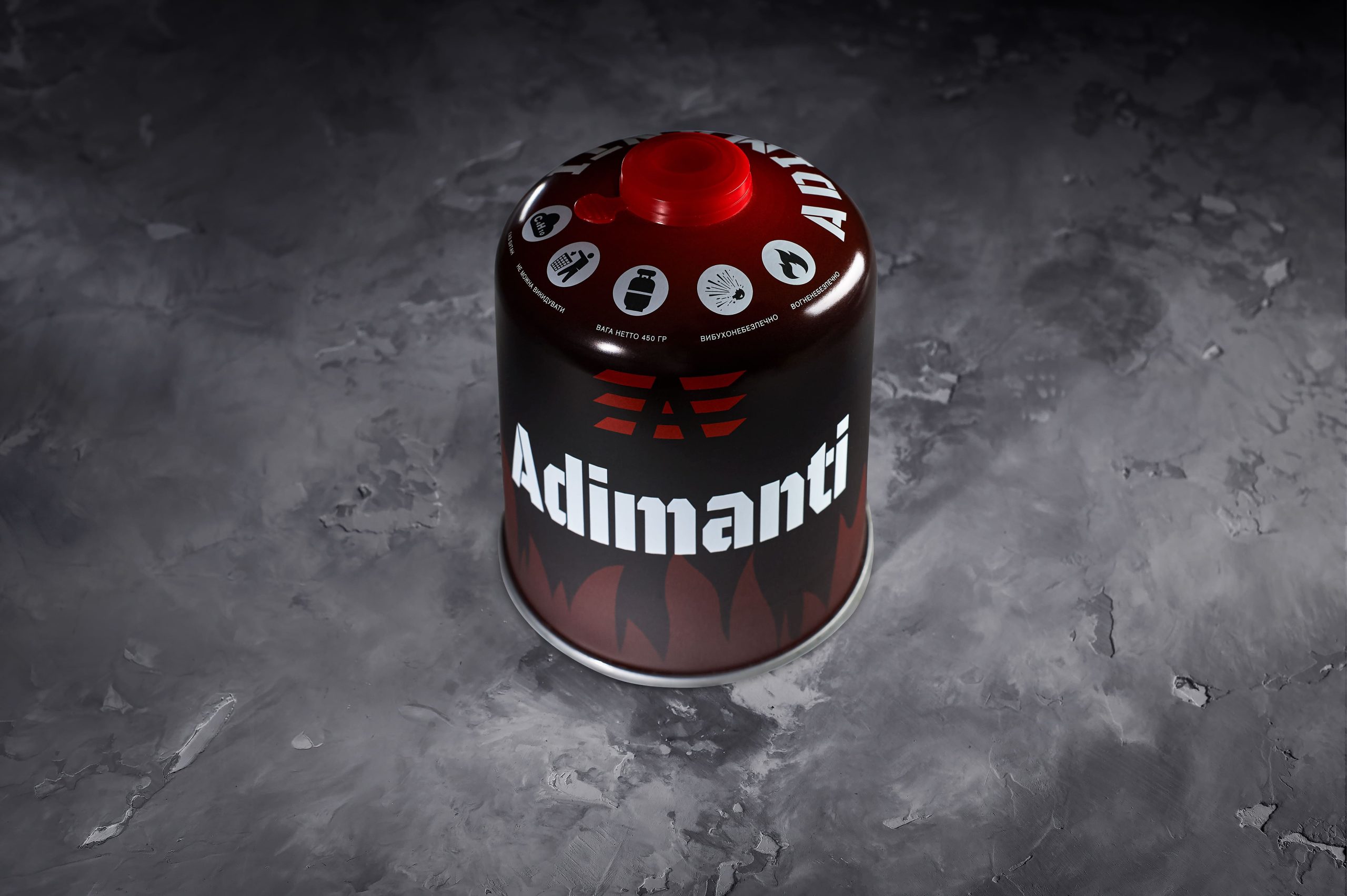 gorelky-dyma01863-1 Газовий балон Adimanti, 450гр - Зображення 1