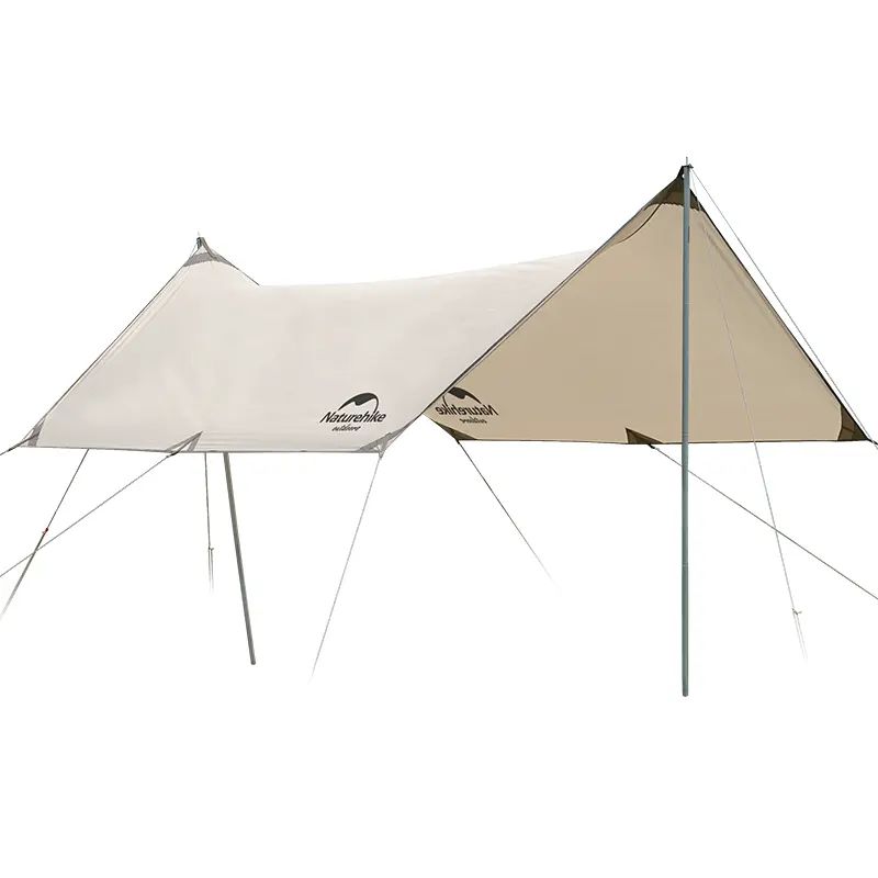 h6fa976306c9a4bae832c615845cb2731c.png_960x960 Тент для кемпінгу Naturehike Girder NH20TM006, 150D, 500*292 см, золотий (з двома стійками) - Зображення 1