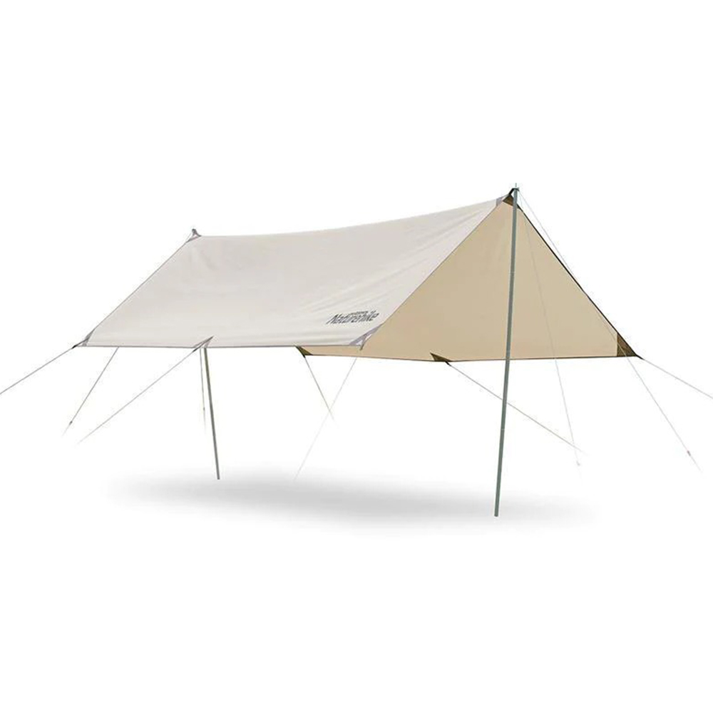 nh20tm006_1_1800x1800 Тент для кемпінгу Naturehike Girder NH20TM006, 150D, 300*438 см, золотий (з двома стійками) - Зображення 1
