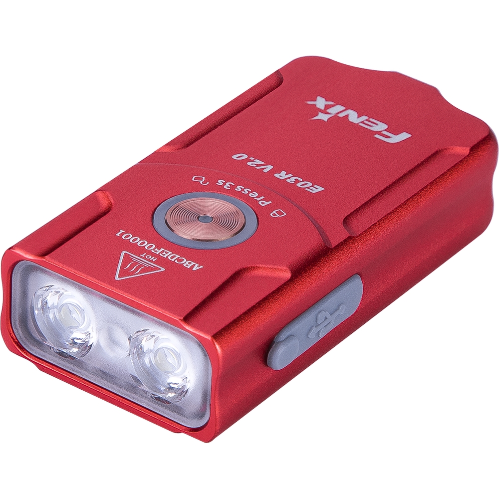 rose-red-01 Ліхтар наключний Fenix E03R V2.0, червоний - Зображення 1