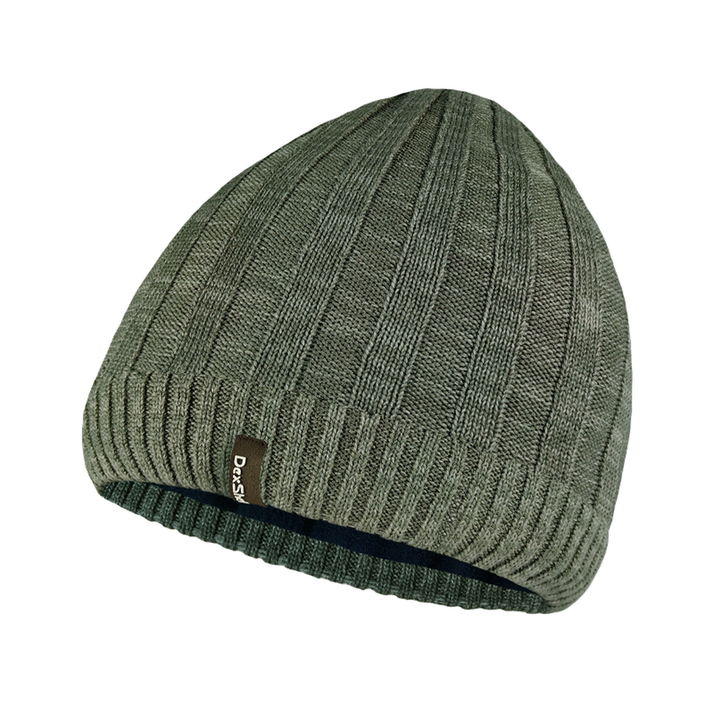 www.dexshe323ll Водонепроникна шапка Dexshell Heathered Rib Knit Beanie, onesize (56-58 см), хакі - Зображення 1